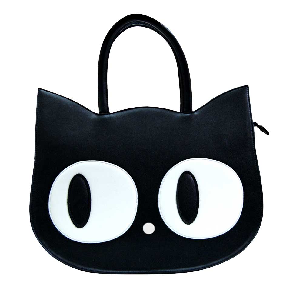 Banned - Heart of Gold Cat Handbag - Black